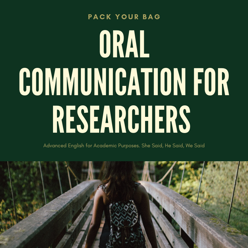 Oral Communication for Researchers